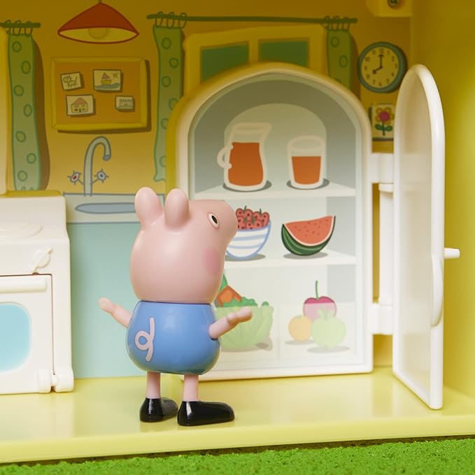 Peppa Pig Toys Peppa's Family Home Combo, House Playset with 4 Figures and Car, Preschool Toys for 3 Year Old Girls and Boys and Up (Amazon Exclusive)