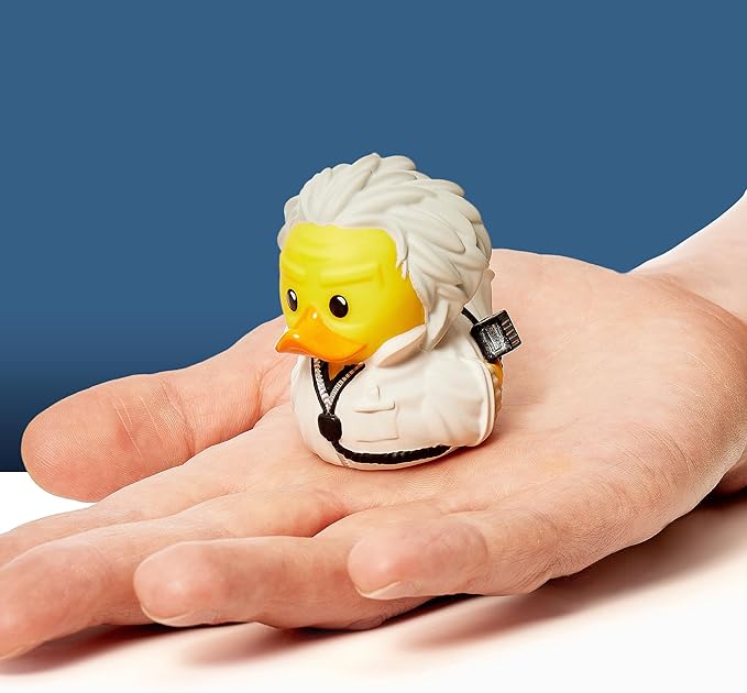 TUBBZ Mini: Back to The Future - Doc Brown Cosplaying Rubber Duck Vinyl Figure