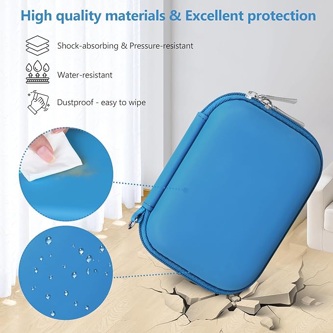 Carrying Case for Bitzee Disney/Magicals/Wizarding World Harry Potter Interactive Characters Inside Interactive Toy Digital Pet, Disney Toys & Digital Pet Kids Toys for Girls&Boys, Light Blue