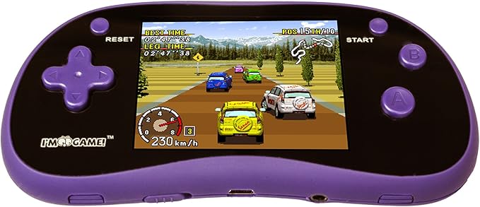 I'm Game 180 Games Handheld Player with 3-Inch Color Display, Purple