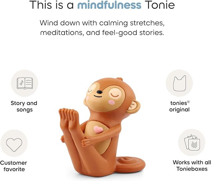 Tonies Movement with Marty The Monkey Audio Toy Figurine from Mindfulness