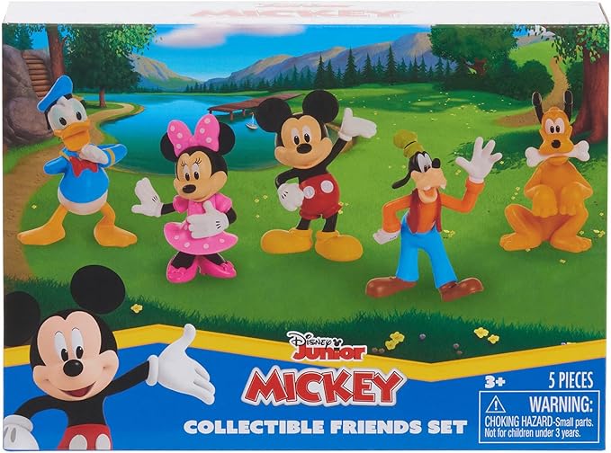Mickey Mouse Collectible Figure Set, 5 Pack, Kids Toys for Ages 3 Up by Just Play