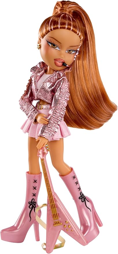 Bratz Pop Starz Yasmin Fashion Doll with Accessories and Charm