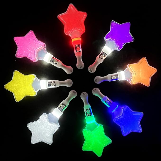M.best 24pack Glow Sticks Party Supplies, Glow in The Dark Party Favors for Kids and Adults,LED Light up Party Gifts for Halloween, Weddings, Dances, Birthdays, Concerts