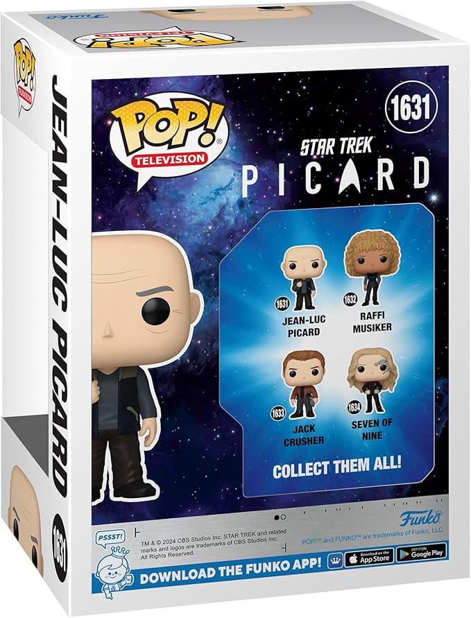 Funko POP TV: Star Trek Picard - Jean-Luc Picard - Star Trek - Collectable Vinyl Figure - Gift Idea - Official Merchandise - for Kids & Adults - TV Fans - Model Figure for Collectors and Display