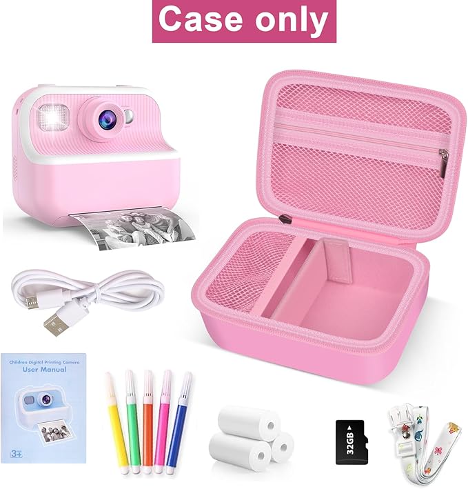 Case for Bitzee Interactive Toy Digital Pet and Case + Kids Camera Case Compatible with TOZDTO Instant Print Camera