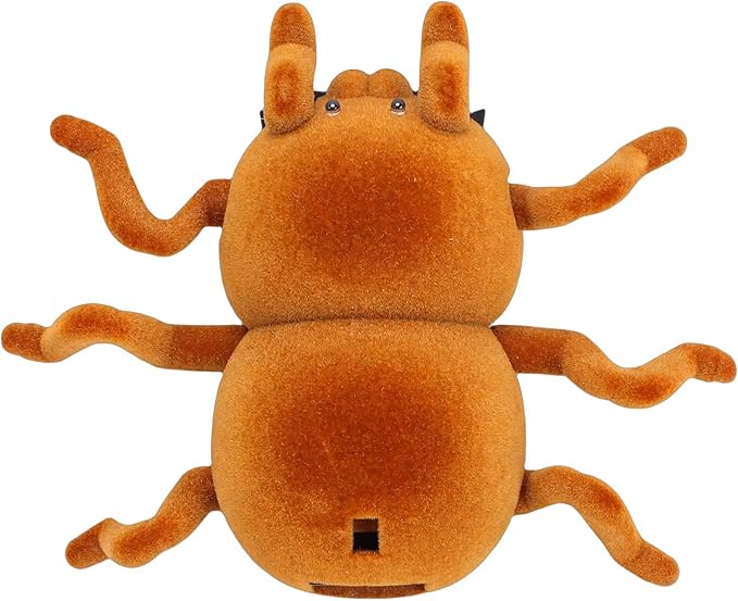 Remote Control Spider Toy, Dual Mode Wall Climbing Electronic Animal Toy with Movement, for Kids and Adults (Brown)