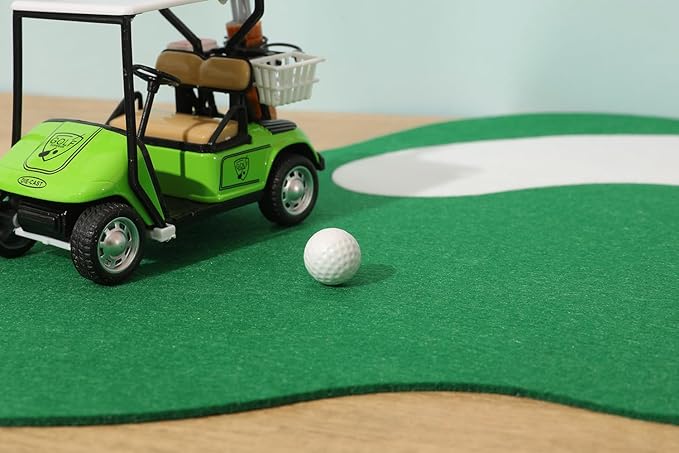 4 Set Golf Centerpieces Table Decorations, Ball Sand Trap Red Flag Plastic Flagpole Base for Golf Club Sport Party Decor Supplies.(20PCS)