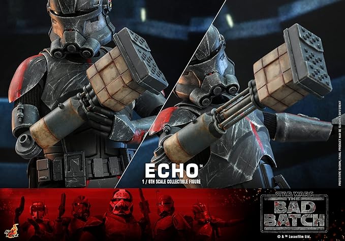 Hot Toys 1:6 Echo - Star Wars: The Bad Batch, Black