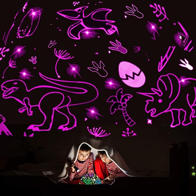 Dinosaur Toys for Girls,Dino Projection 2 in 1 Car Toys for 2-10 Year Kids,Easter Toy Chirstmas Xmax Birthday Gifts