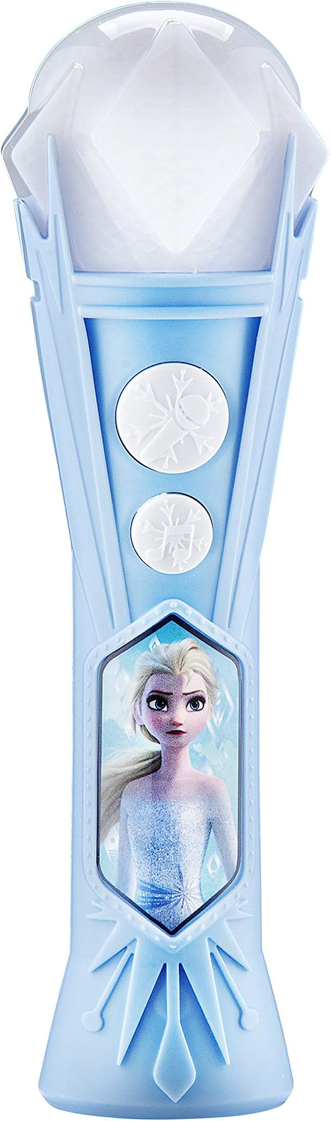 eKids Frozen Sing Along Microphone Toy for Kids with Built-in Music and Flashing Lights, Frozen Toys for Kids (Frozen 2020)
