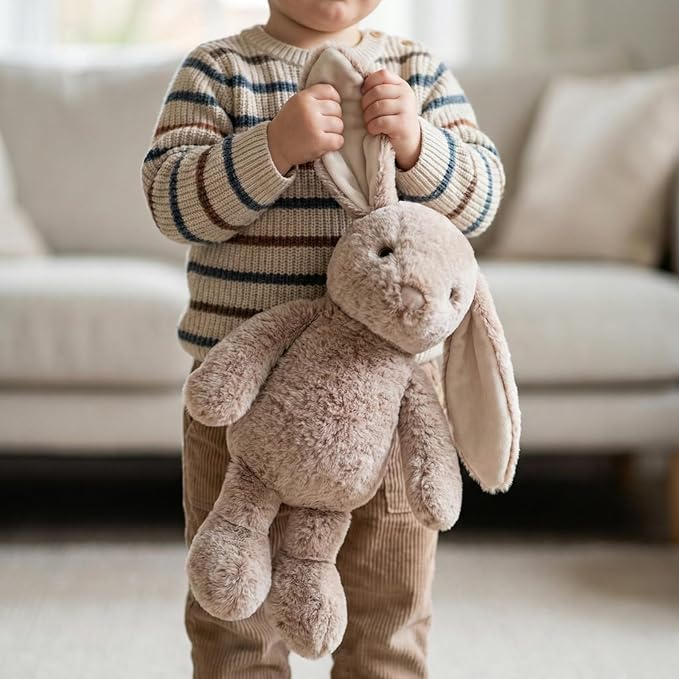 Bunny Rabbit Stuffed Animals Plush Toys for Kids Girls Boys Baby Birthday Bedtime Gift, 17.7 inches