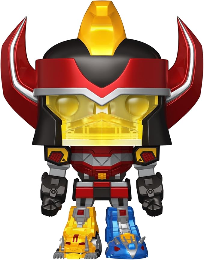 Funko Bitty Bots: Power Rangers - Megazord with Red Ranger - Bitty Pop - Power Rangers TV - 0.9 inch & 4.85 inch - Collectable - Gift Idea - Display Stand