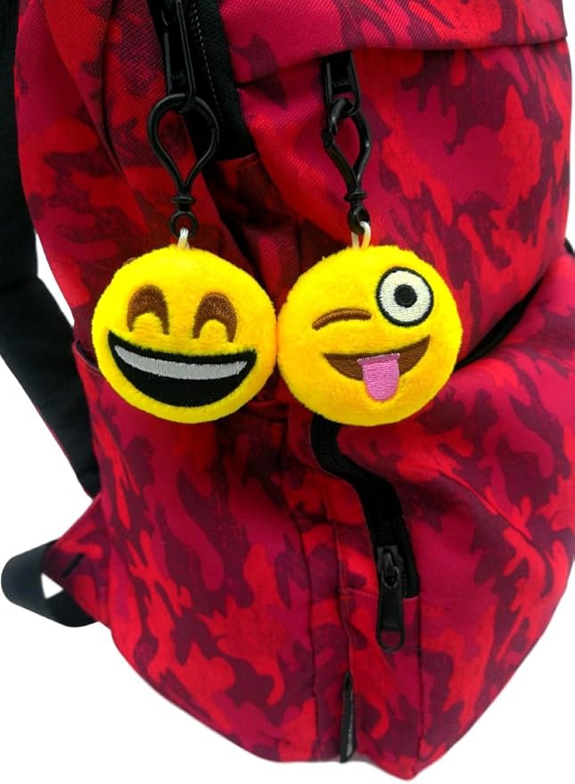 OHill 24 Pack Emoticon Plush Mini Pillows Party Favor for Birthday Party Home Decoration