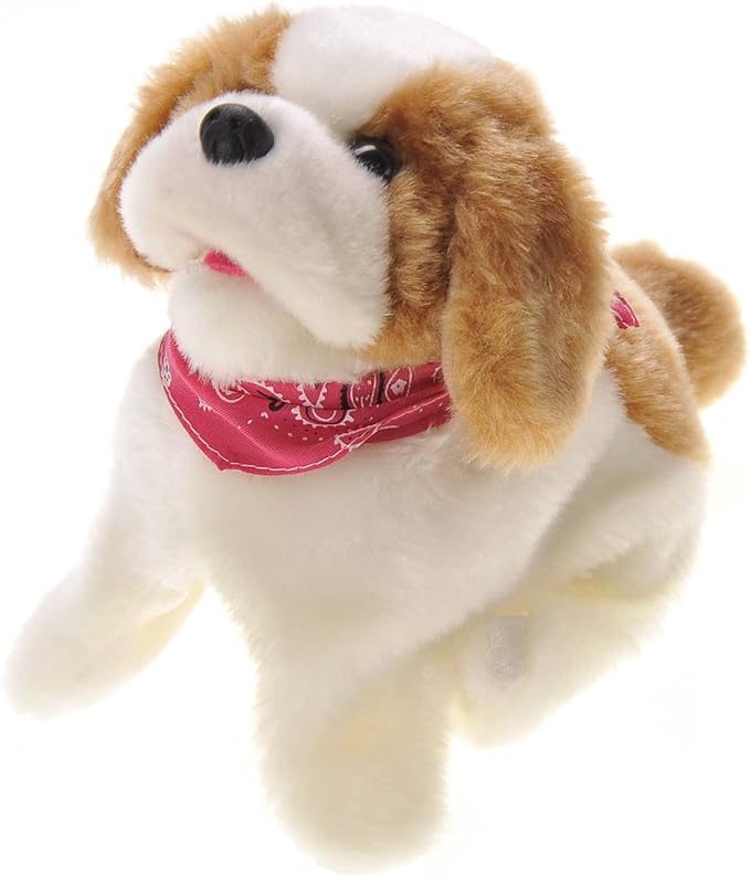 PowerTRC Cute Somersault Little Puppy | Barks, Sits, Walk, and Flips | Pet Toy Dog (2 Packs)