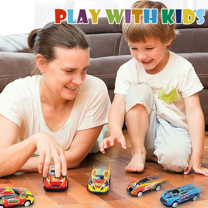 Speedy Panther 36 Pack Pull Back Toy Cars Bulk, Mini Race Car Party Favors for Kids, Goodie Bag Fillers for Boys and Girls, Prizes for Carnival Games Classrooms Rewards