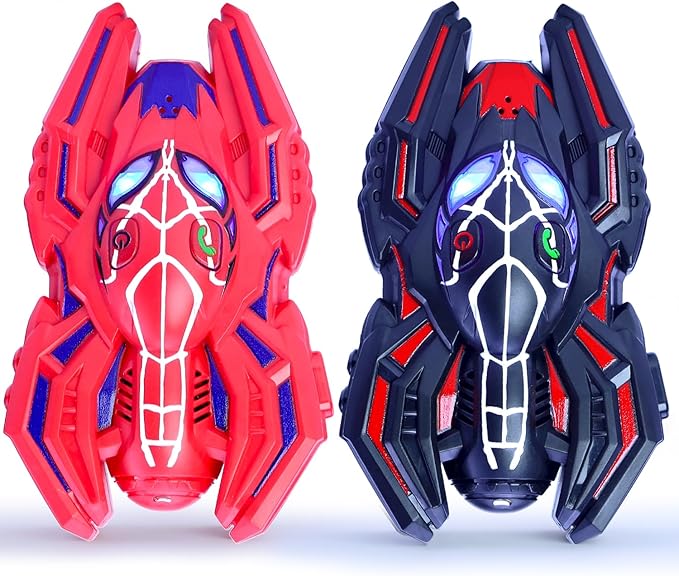 Spiders Walkie Talkies for Boys Toys|Girls Toddlers Walkie Talkies Age 3-8 Year Old|Camping Gear Outdoor Hiking Newsletter|Long Distance Wireless Telephone Receiver for 3-5 4-8 Year Old Kids Gifts