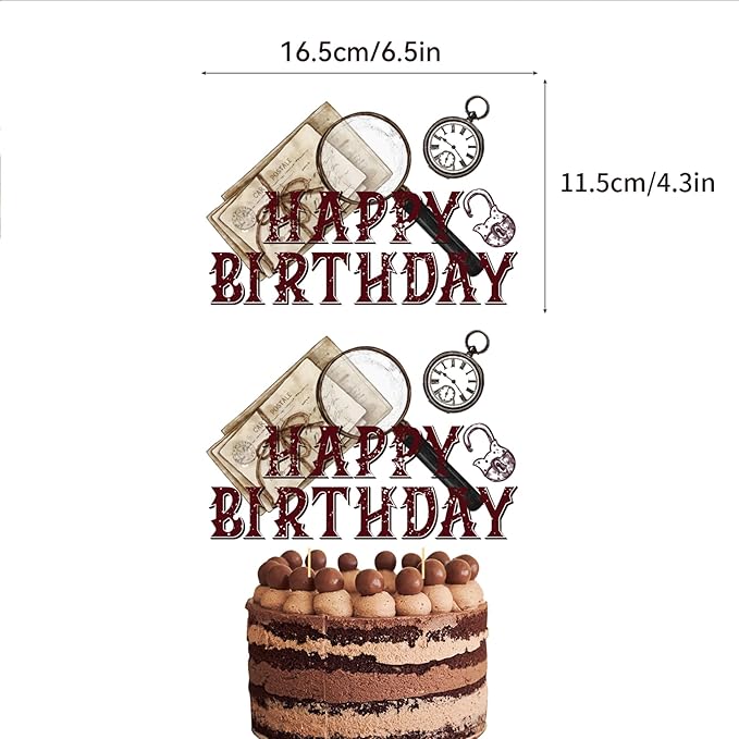 Escape Room Birthday Party Decorations Mystery Escape Room Party Supplies Includes Happy Birthday Banner Cake Topper Cupcake Toppers Balloons