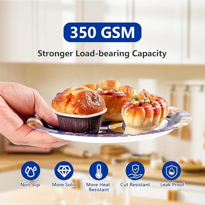 96Pcs 40th Class Reunion Decorations Happy 40th Anniversary Plates and Napkins Blue Gold Welcome Back Tableware Set for Class Reunion Welcome Back 40 Years Classmate Party Supplies Serves 24
