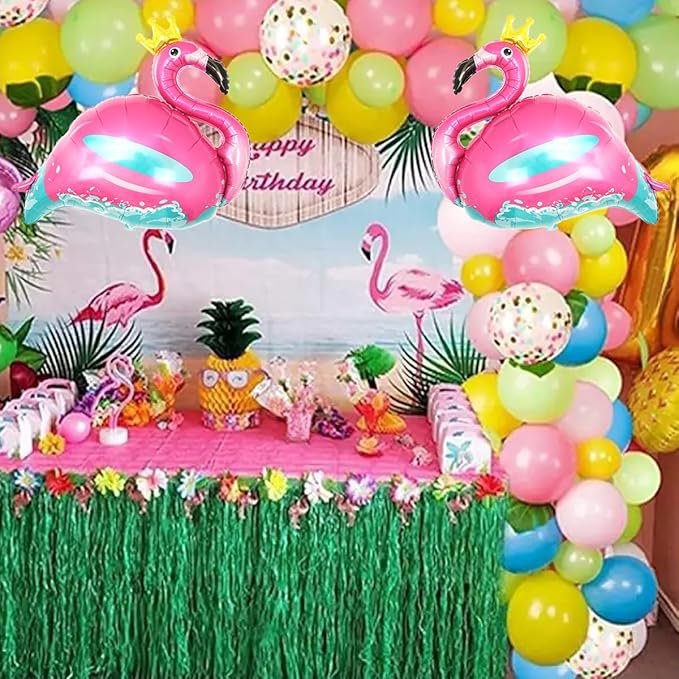 Flamingo Balloons,2 PCS 40 Inch Pink Flamingo Foil Balloons,Flamingo Party Decorations,Flamingo Birthday Decorations