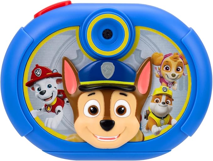 ekids Paw Patrol Kids Camera with SD Card, Digital Camera for Kids with Video Recording and Built-in Digital Stickers