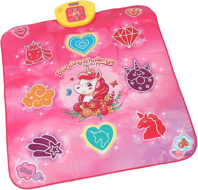 Dance Mat, Electronic Dance Mat Toys PE PP ABS Material Multifunctional Touch Sensitive Dances Pad for Kids Home School Entertainment