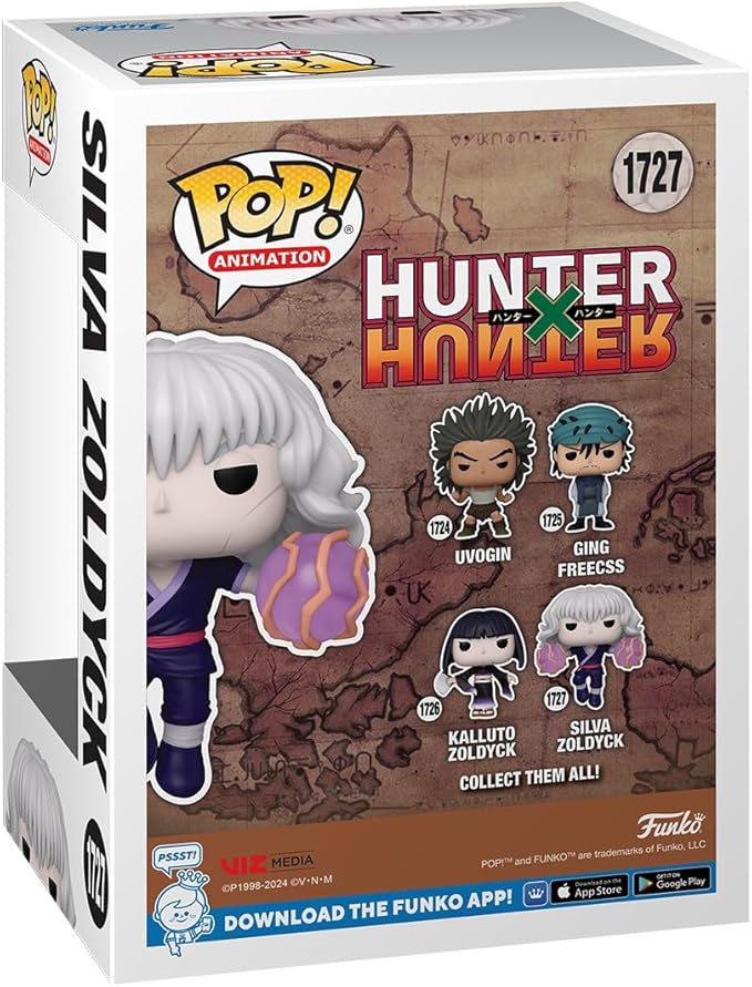 Funko POP Animation: HxH - Silva Zoldyck - Hunter X Hunter (HXH) - Collectable Vinyl Figure - Gift Idea - Official Merchandise - for Kids & Adults - Anime Fans - Model Figure for Collectors