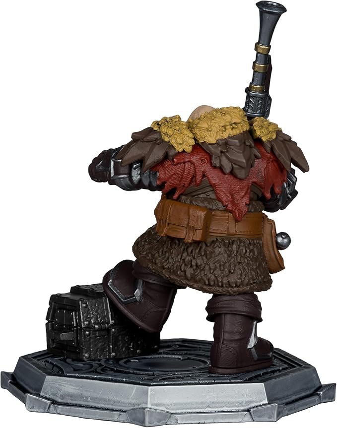McFarlane Toys - World of Warcraft Dwarf Hunter: Beastmaster & Marksman and Pandaren: Monk & Rogue 1:12 Scale Posed Figure Deluxe 2pk Gold Label