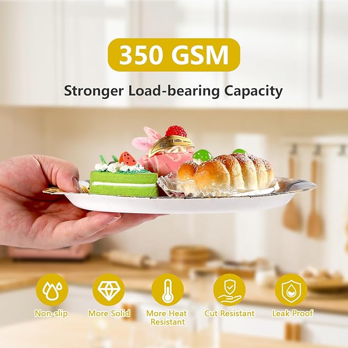 Grencian 96Pcs Happy 20th Birthday Party Supplies Gold and Black Goodbye Teen Years Paper Plates and Napkins Cheers 20 Years Sets for 20 Year Old Teen Girls Theme Party Decoration Serves 24