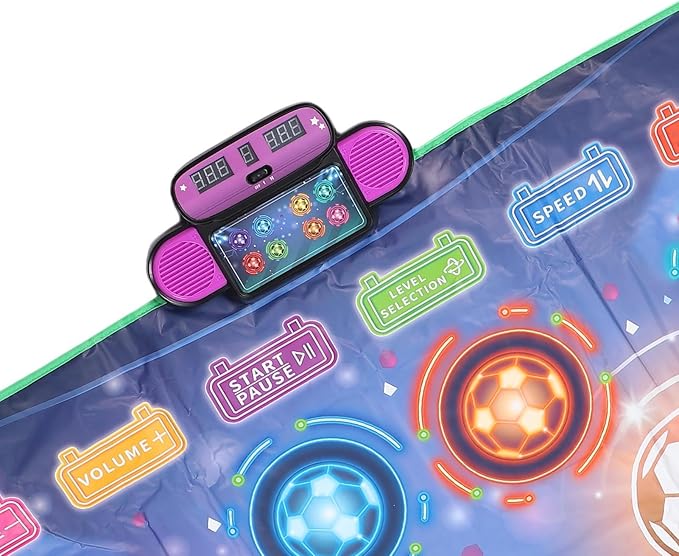 Diyeeni 2 Player Dance Pad, Electronic Dance Mat Safe for Kids