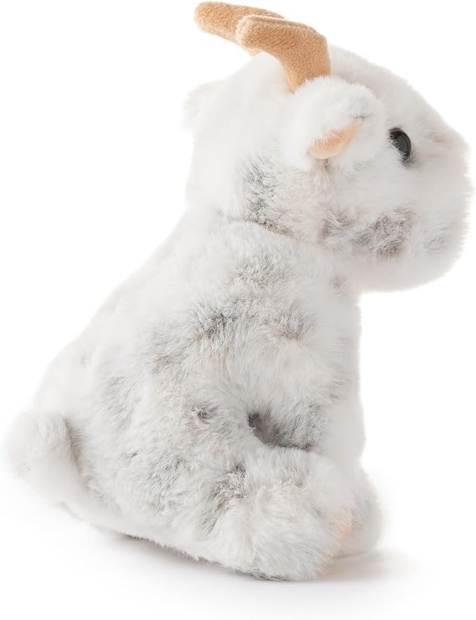 The Petting Zoo Goat Stuffed Animal Plushie, Gifts for Kids, Wild Onez Babiez Farm Animals, Goat Plush Toy 6 inches (Pack of 2)