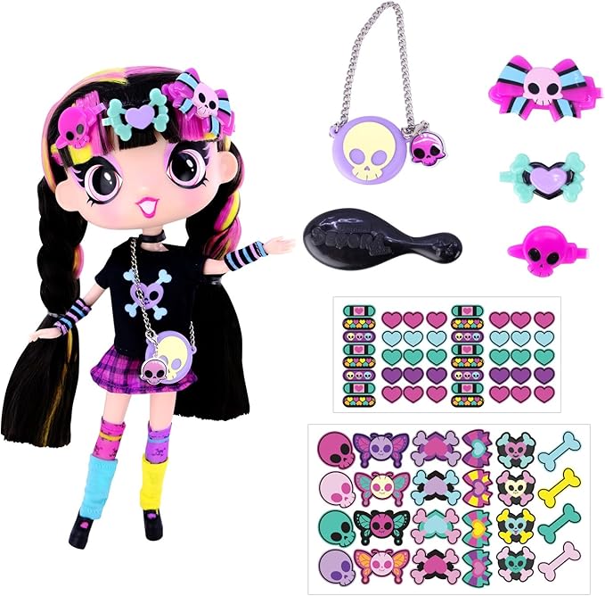 Decora Fashion Girlz Doll 11 inches-Decora + Luna | Set of 2 Fashion Dolls | Set of 2 Colorful Dolls | Nicely Packaged Set of Doll Clothes, Dolls & Accessories