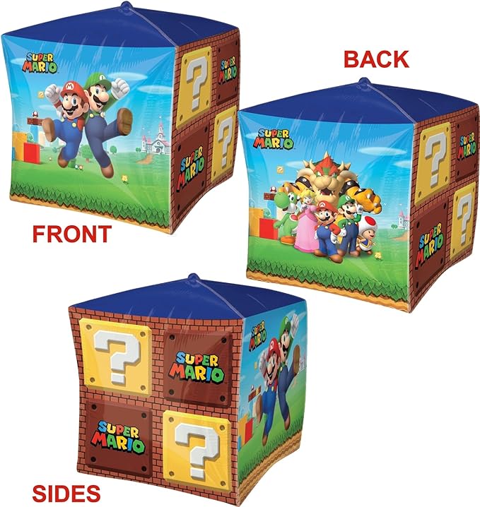 Anagram Mario Bros Party Supplies 5th Birthday Balloon Decorations