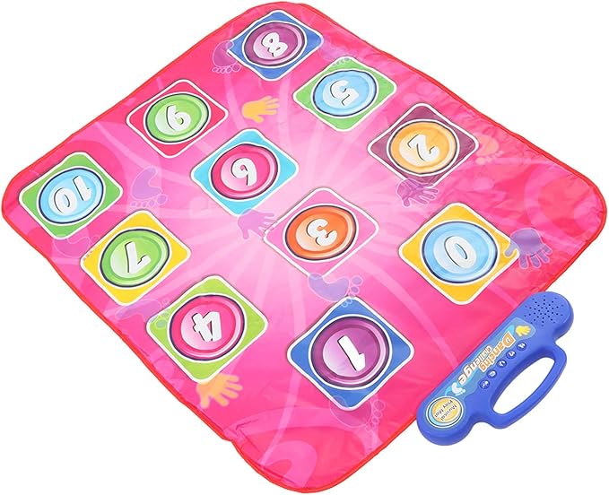 Children's Toys Fit for Kid Dance Mat Boys Girls Home Funny Volume Adjustable Electronic Musical Dance Pad for Holiday Party (Number)