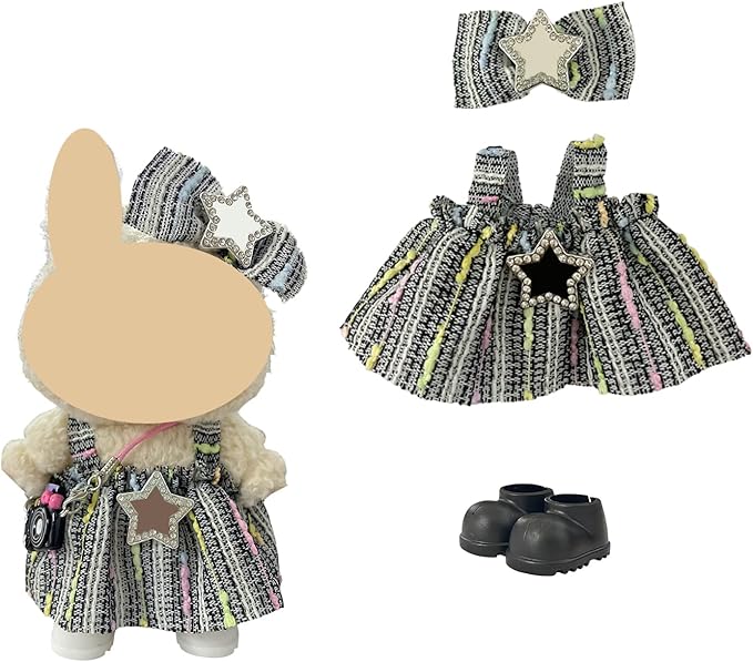 Clothes for Doll, 6 Pack Doll Outfits for 17cm Doll, Perfect for Play and Display, Accessories for Doll's Collectors, (No Dolls) (Princess Dress)