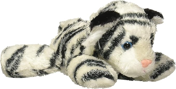 Aurora® Adorable Mini Flopsie™ Shazam™ Stuffed Animal - Mini Companions Ready for Playful Adventures - for Kids All Ages, Toddlers, Adults, and Families - White 8 Inches