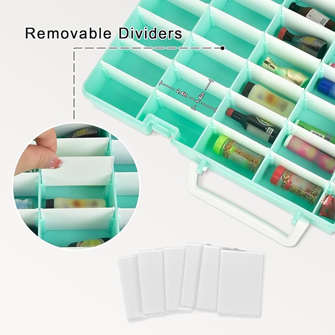 Case Compatible with 5 Surprise for Mini Brands Toys Series 1-4 Mystery Capsule Storage, for Mini Mart Collection Organizer for Collectibles(Case Only) (Green)