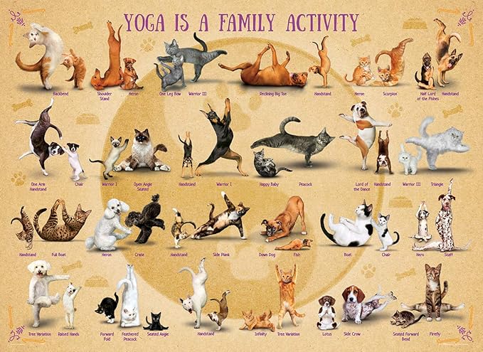 Yoga is Family Activity Family Puzzle 500pc