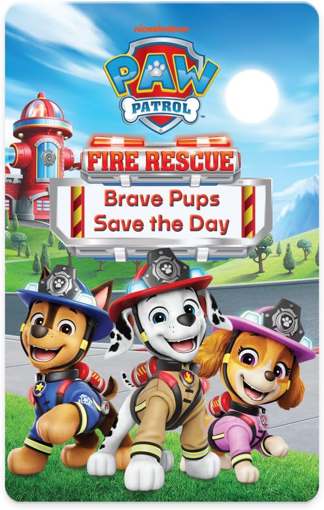 YOTO PAW Patrol: Fire Rescue - Brave Pups Save The Day (US) - Kids Audio Card for Use with Player & Mini All–in–1 Audio Player, Educational & Screen–Free Listening, Fun Playtime Stories, Ages 3+
