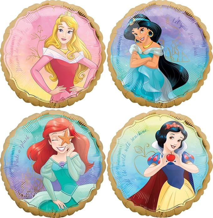 Princess Theme 5th Birthday Party Supplies 8 Princesses Balloon Bouquet Decorations