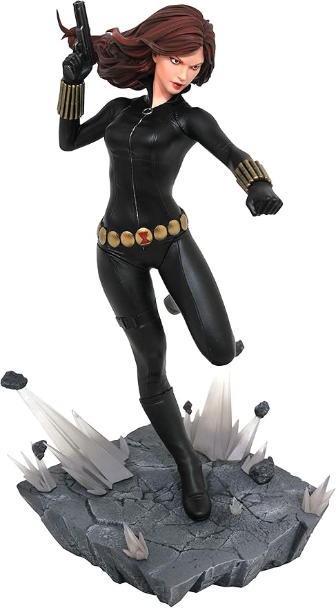 Diamond Select Toys Marvel Premier Collection: Black Widow Resin Statue, Multicolor, 11 inches