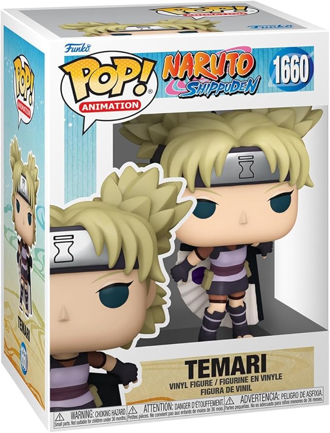 Funko POP! Animation: Naruto - Temari - Temari - Collectable Vinyl Figure - Gift Idea - Official Merchandise - for Kids & Adults - Anime Fans - Model Figure for Collectors and Display