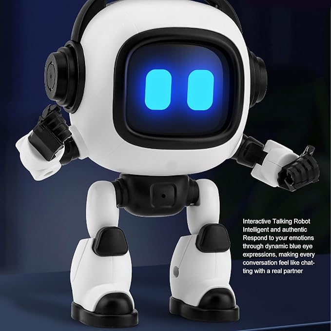 Diyeeni AI Companion Robot, Interactive Talking Robot with Real Time Emotion Responses, Role Switching, English Chinese Bilingual Learning, for Kids Boys Girls Age 6+