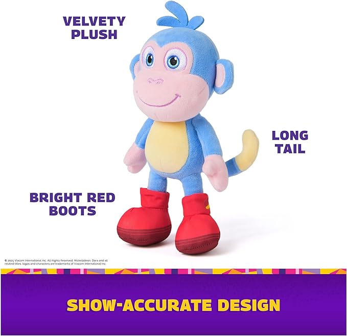 Dora Official Boots Plush Doll, Educational Toys