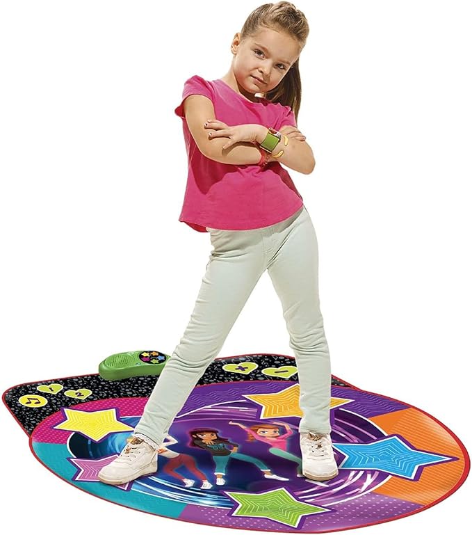 Dance Game Pad,Dancer Blanket with LED Lights, Dance Mixer Playmat for Baby Boys Girls, Electronic Touch Sensitive Design Plug in MP3 Adjustable Music Tempo Dance Mat Toy