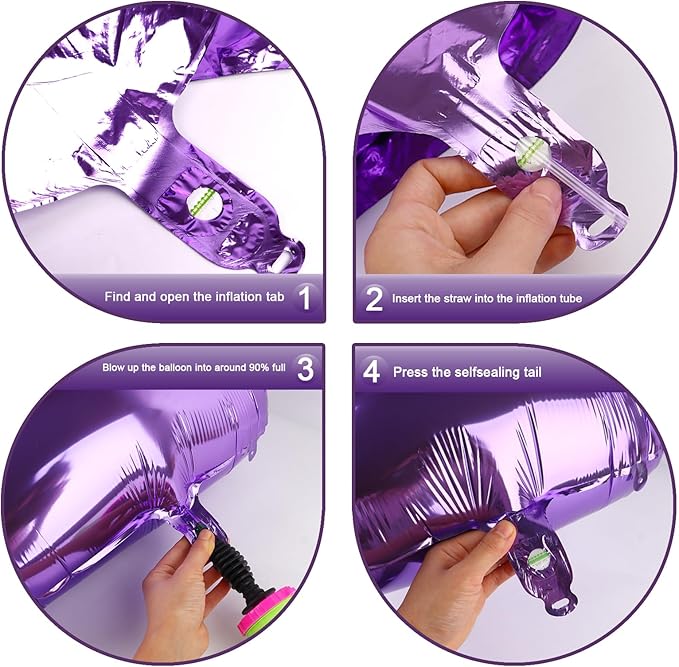 Purple Number 27 Balloon 40 Inch Birthday Decorations, Number 27 Balloon Birthday Party Decorations, Anniversary Decorations Graduations Party Supplies
