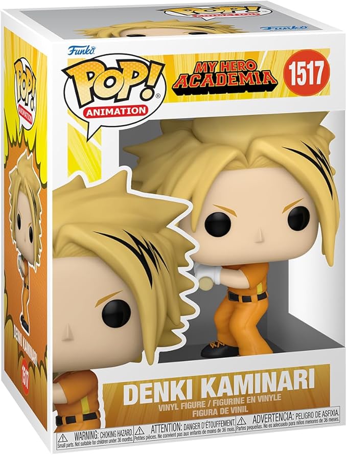 Funko POP! Animation: My Hero Academia (MHA) - Hero League Baseball - Denki Kaminari - Collectable Vinyl Figure - Gift Idea - Official Merchandise - for Kids & Adults - Anime Fans