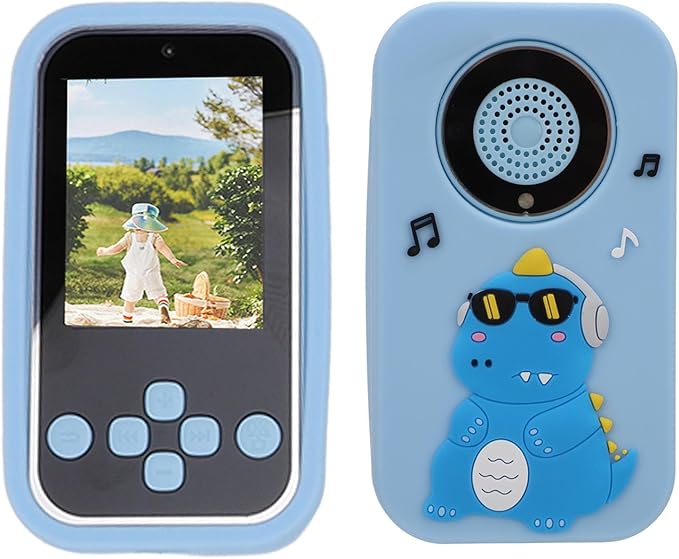 1080P, High Definition 48MP Digital Camera Camera 2.4inch Display Multifunctional Music Player Electronic Books for Child ation (Blue)