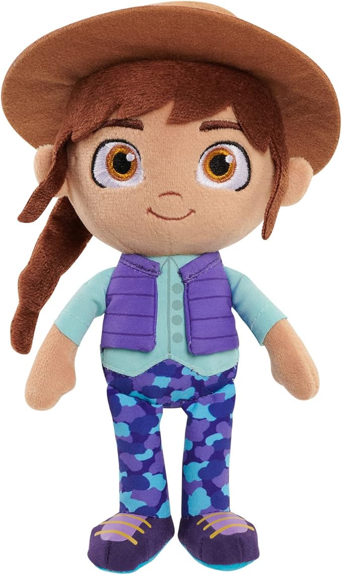 Just Play Netflix Ridley Jones Collectible Plushie Ridley Jones Doll, 8-Inch Stuffed Toy, Kids Toys for Ages 3 Up