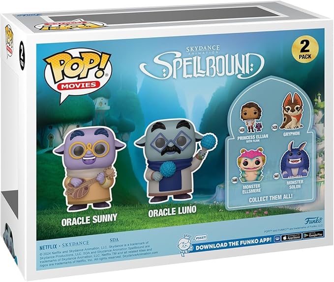 Funko POP Movies: Spellbound - Oracle Sunny & Oracle Luno, 2-Pack - Collectable Vinyl Figure - Gift Idea - Official Merchandise - for Kids & Adults - Movies Fans